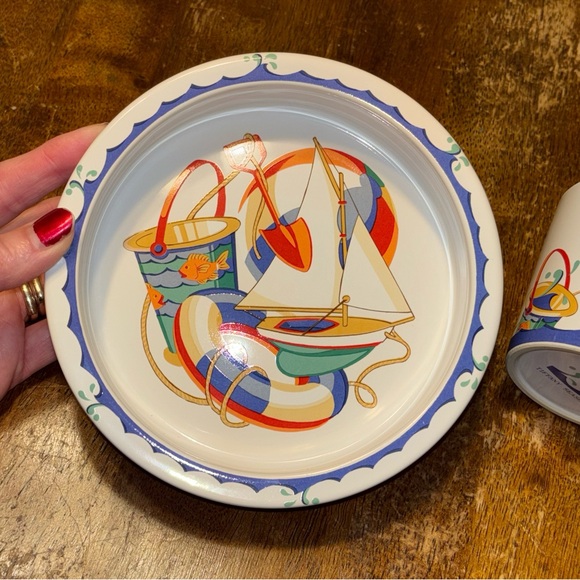 Tiffany & Co. Seashore Bowl & Cup Set - Picture 1 of 12